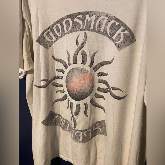 Godsmack 1995 Vintage Thrashed Grunge T-Shirt Size XXL - Picture 2 of 8